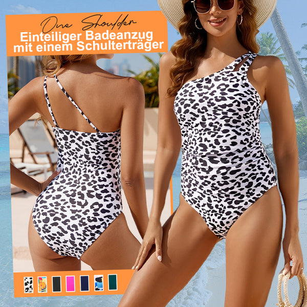 Bañador de Una Pieza con Cut-Out y Un Tirante para Mujer👙