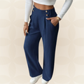 Anita – Pantalón Casual Recto con Bonitos Detalles