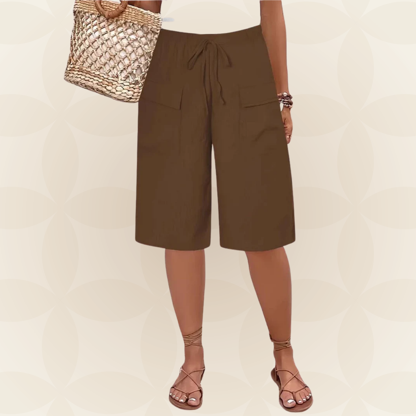 Clota | Pantalón Corto con Cinturilla Elástica – 1+1 GRATIS