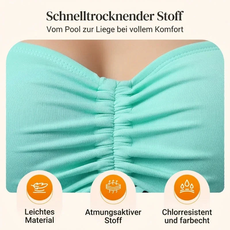 Bañador Separable: Top con Tirantes y Braga de Baño 🏖️