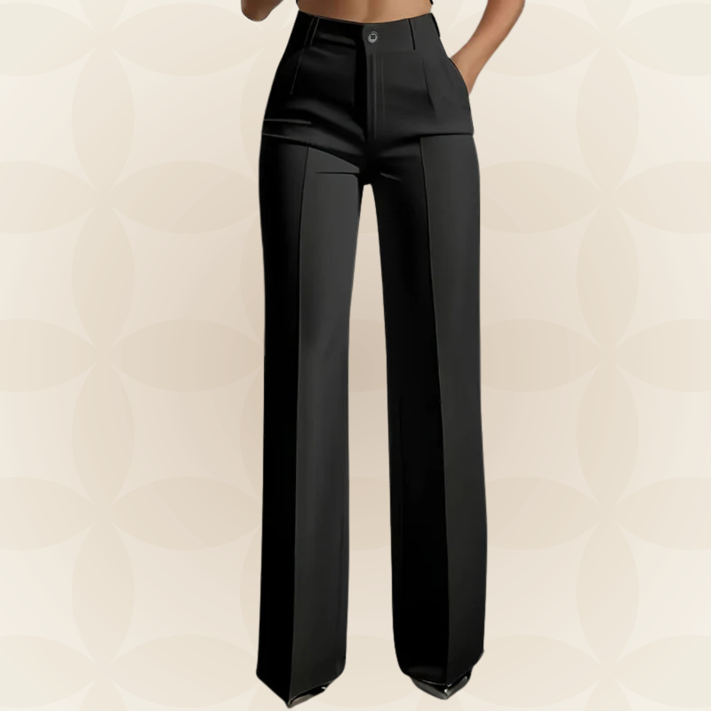 Marjan – Elegante Pantalón de Cintura Alta