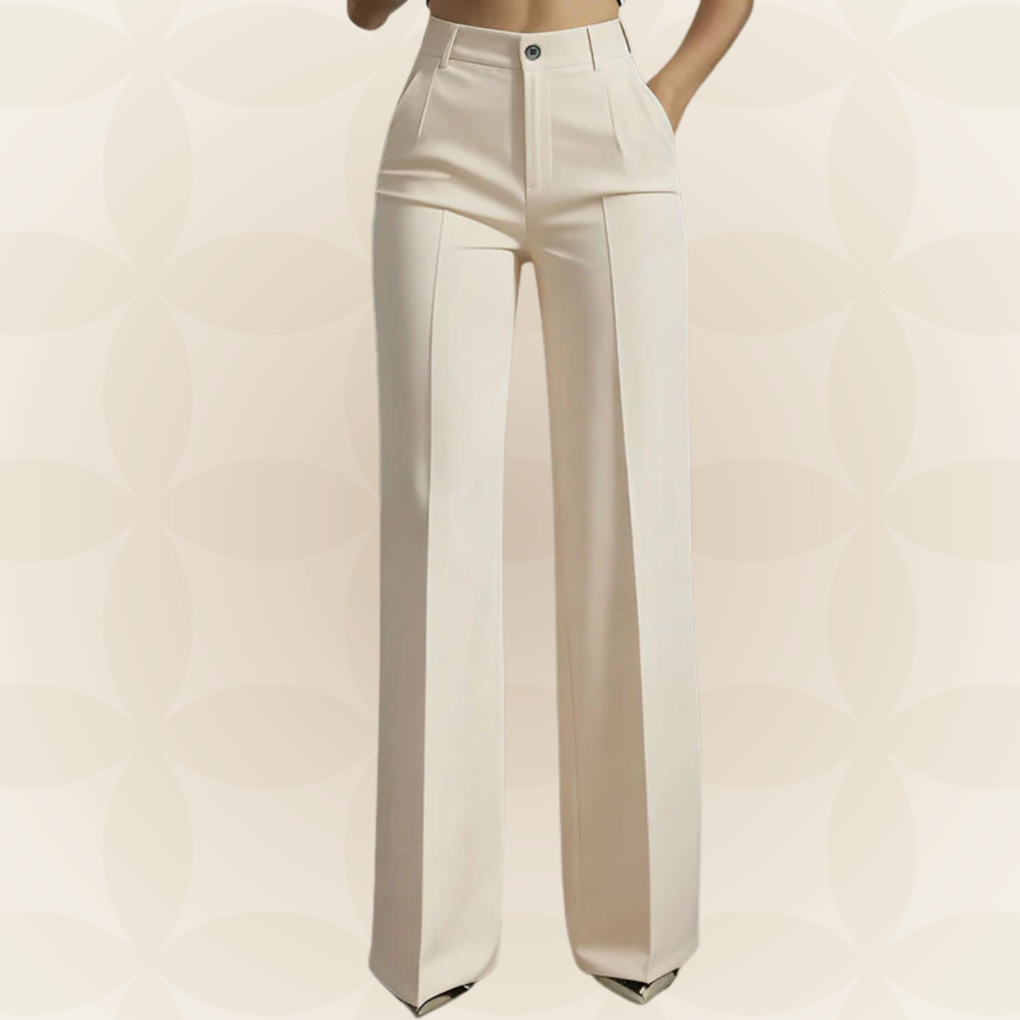 Marjan – Elegante Pantalón de Cintura Alta