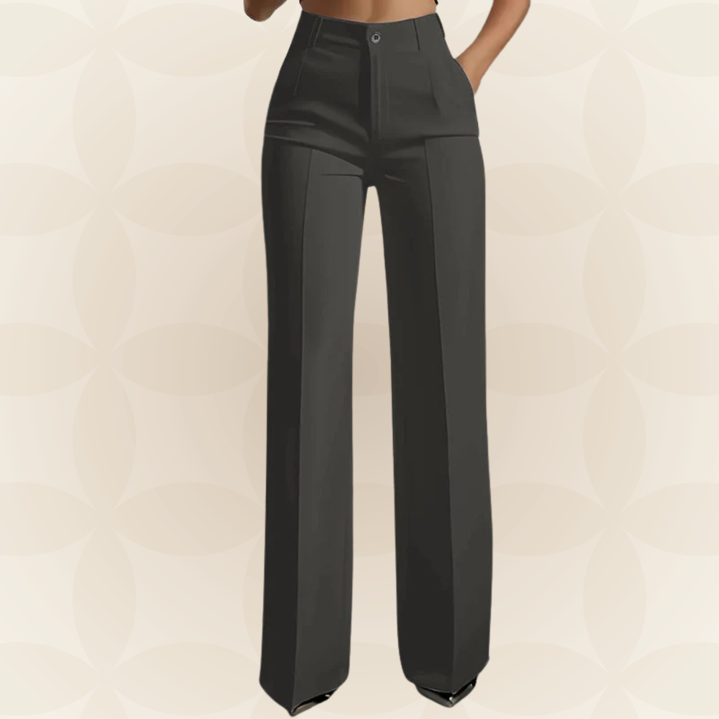 Marjan – Elegante Pantalón de Cintura Alta