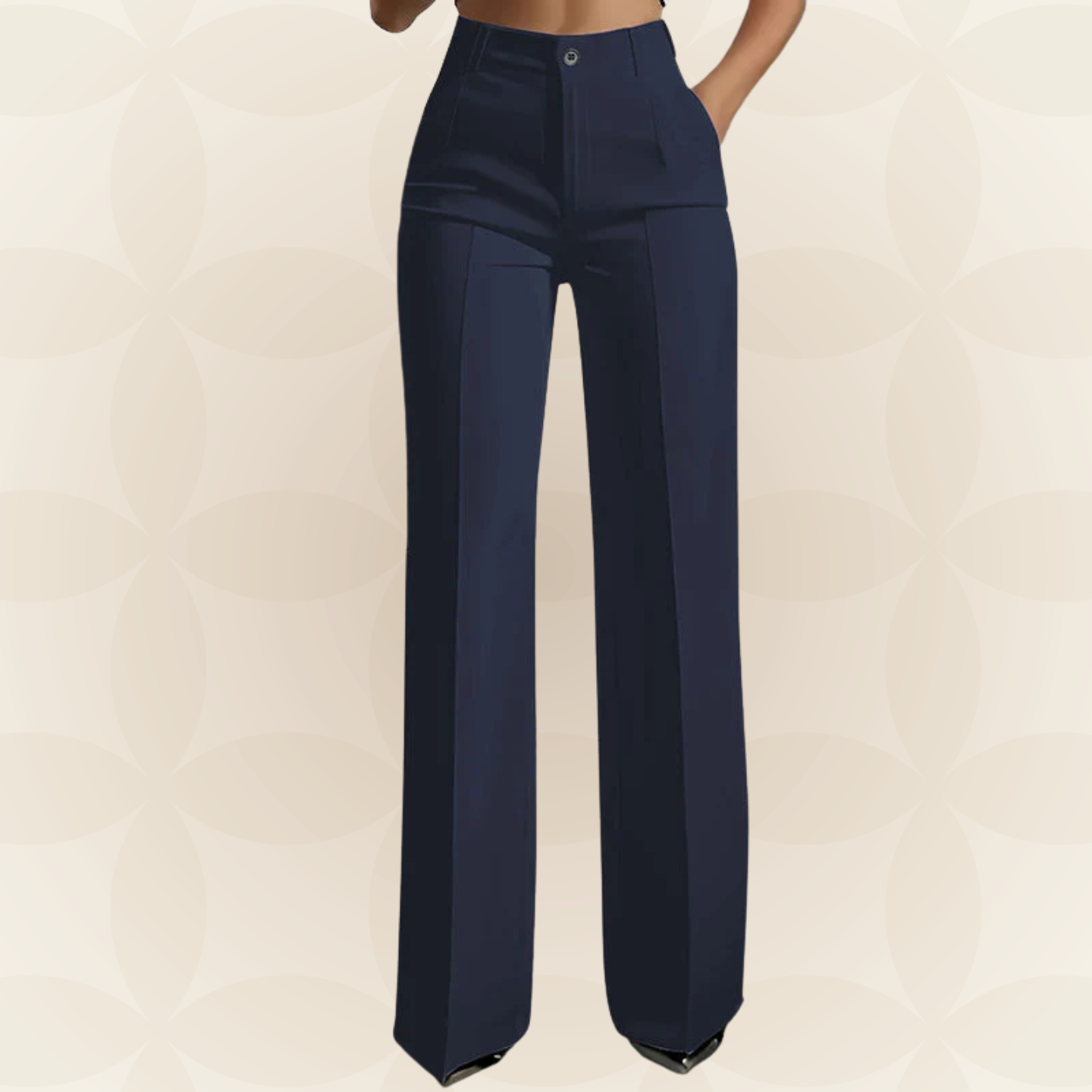 Marjan – Elegante Pantalón de Cintura Alta