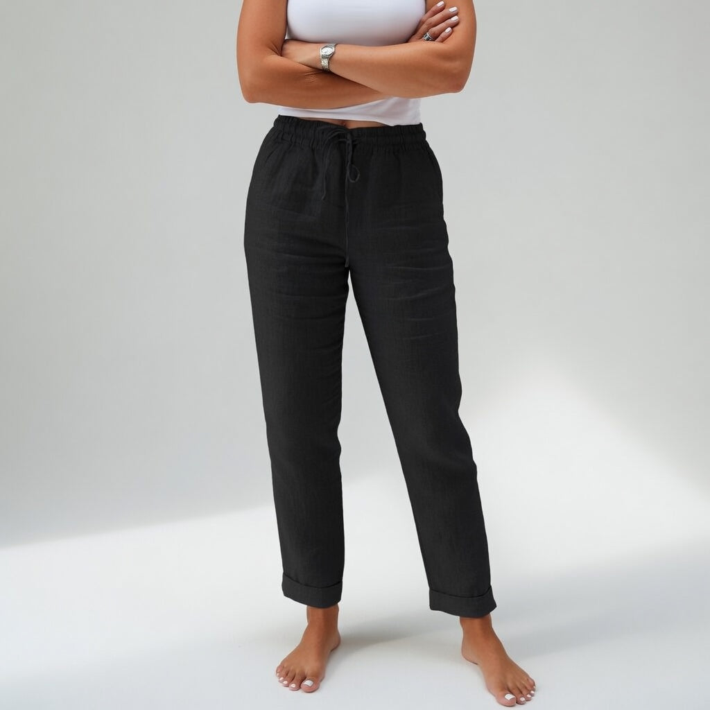 Albertine™ — Pantalón Fluido 100% Algodón Confort Natural