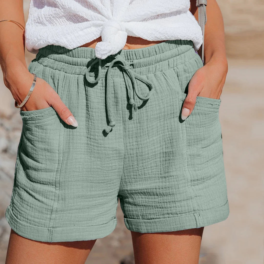 Hanneke – Short Cómodo con Bolsillos