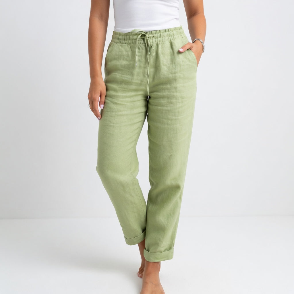 Albertine™ — Pantalón Fluido 100% Algodón Confort Natural