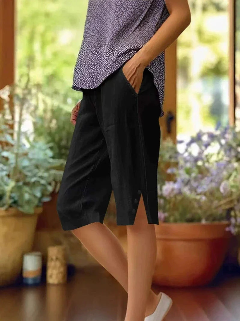 Esther – Bermuda Cómoda con Detalles