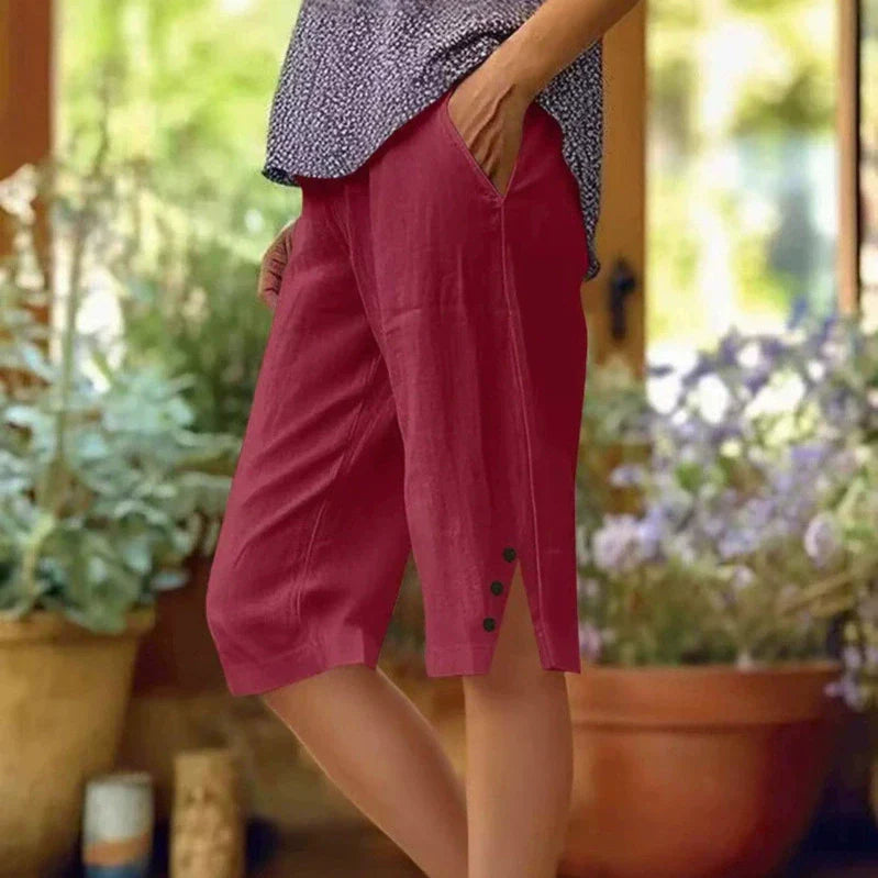 Esther – Bermuda Cómoda con Detalles