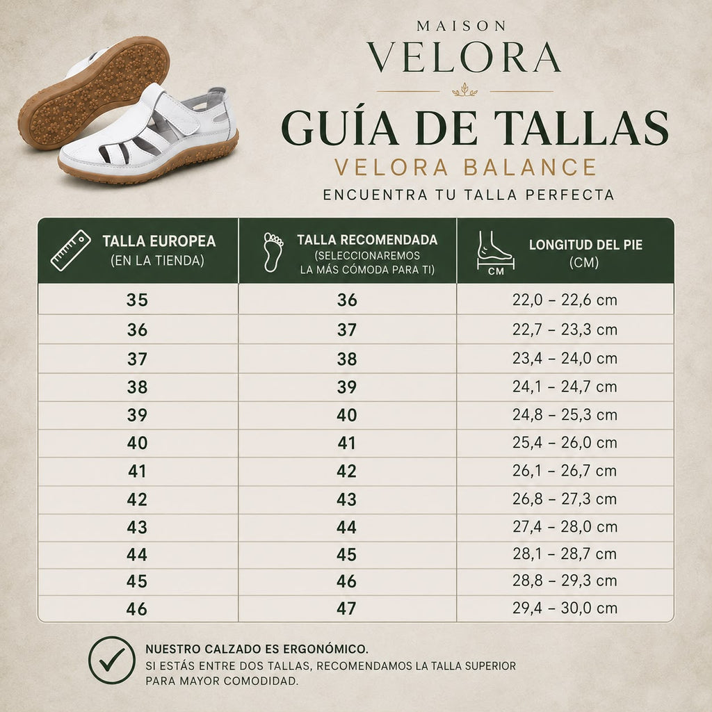 Sandalias cómodas Velora Balance de piel — Premium-Soft · Antideslizantes · Ligerísimas