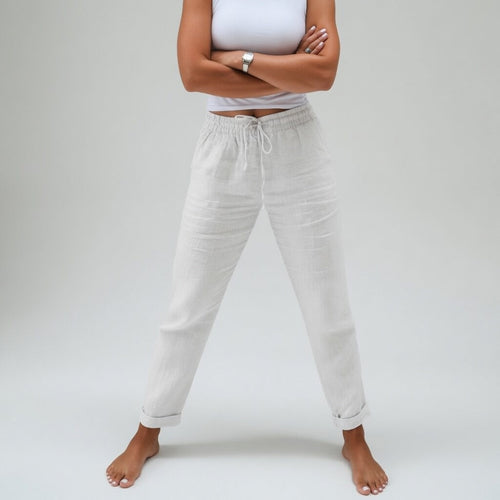 Albertine™ — Pantalón Fluido 100% Algodón Confort Natural
