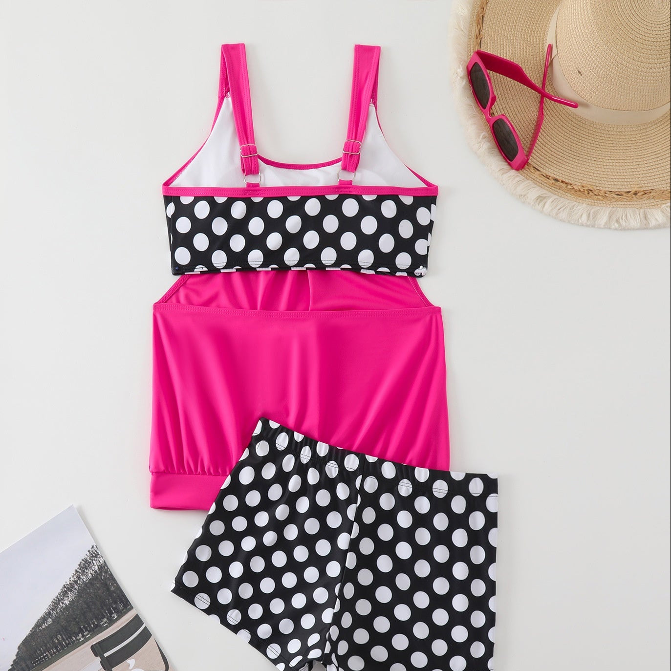 Bikini de Dos Piezas con Lunares para Mujer